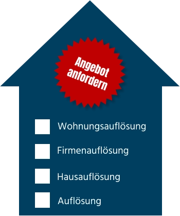 Wohnungsauflösung Hausauflösung Firmenauflösung Angebotanfordern Auflösung